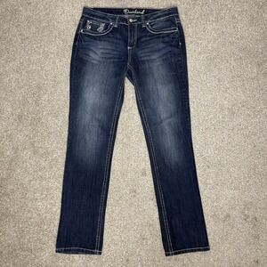 ND Weekend Women's Jeans Size 34x32 (Tag 10) Embroidered Bling Pockets